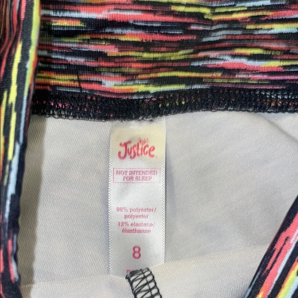 Justice Multicolor Girls Stretchy Shorts